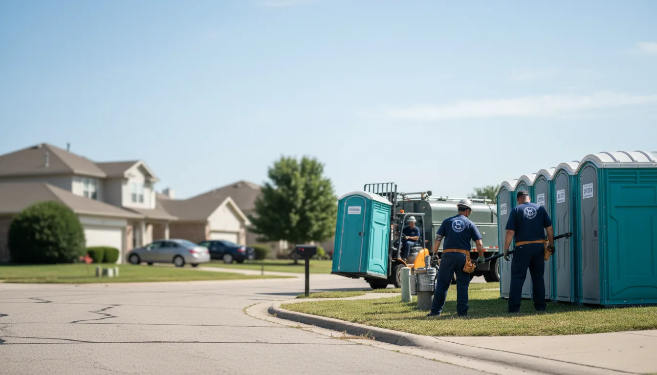 Porta Potty Rental in Fort Gibson, OK near me